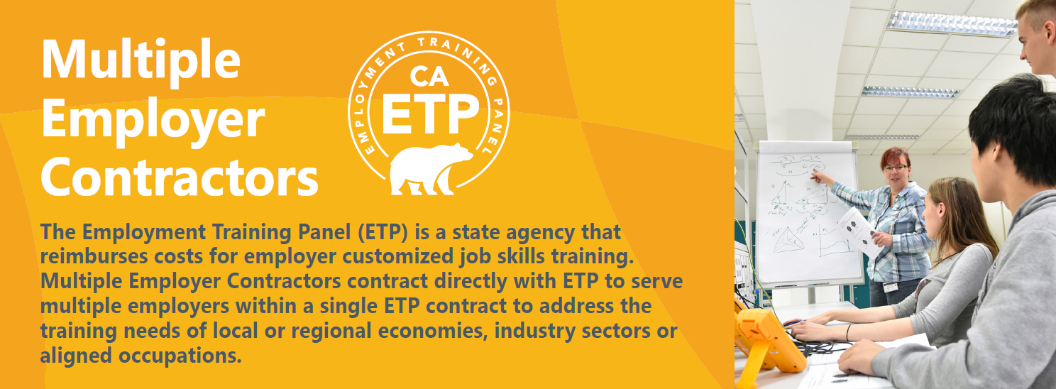 ETP MEC Funding Flyer Heading image with students in classroom learning math
